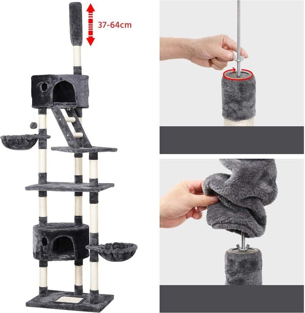 Yaheetech Kratzbäume Kratzbaum XXL Deckenhohe  Produktbild 4