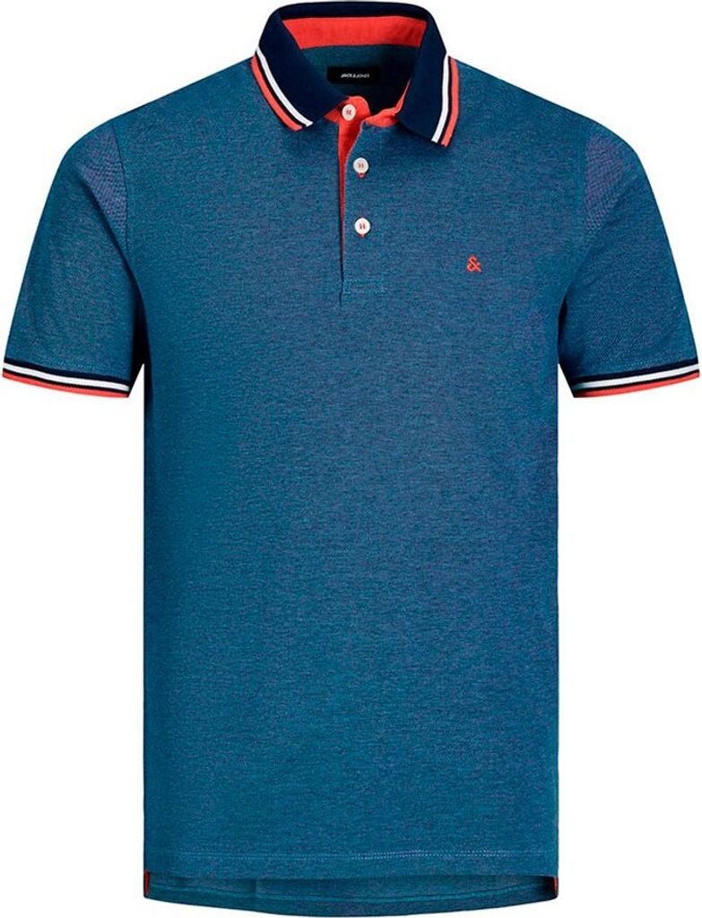 Pánské polo triko Slim Fit JJEPAULOS 12143859 Denim Blue, Obrázek produktu 