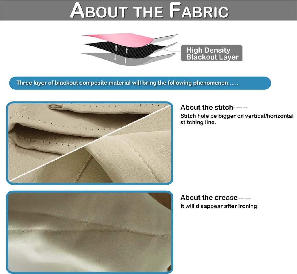 Tenda da Esterno Oscurante Termica 132x241 Beige - Uso Professionale - 11