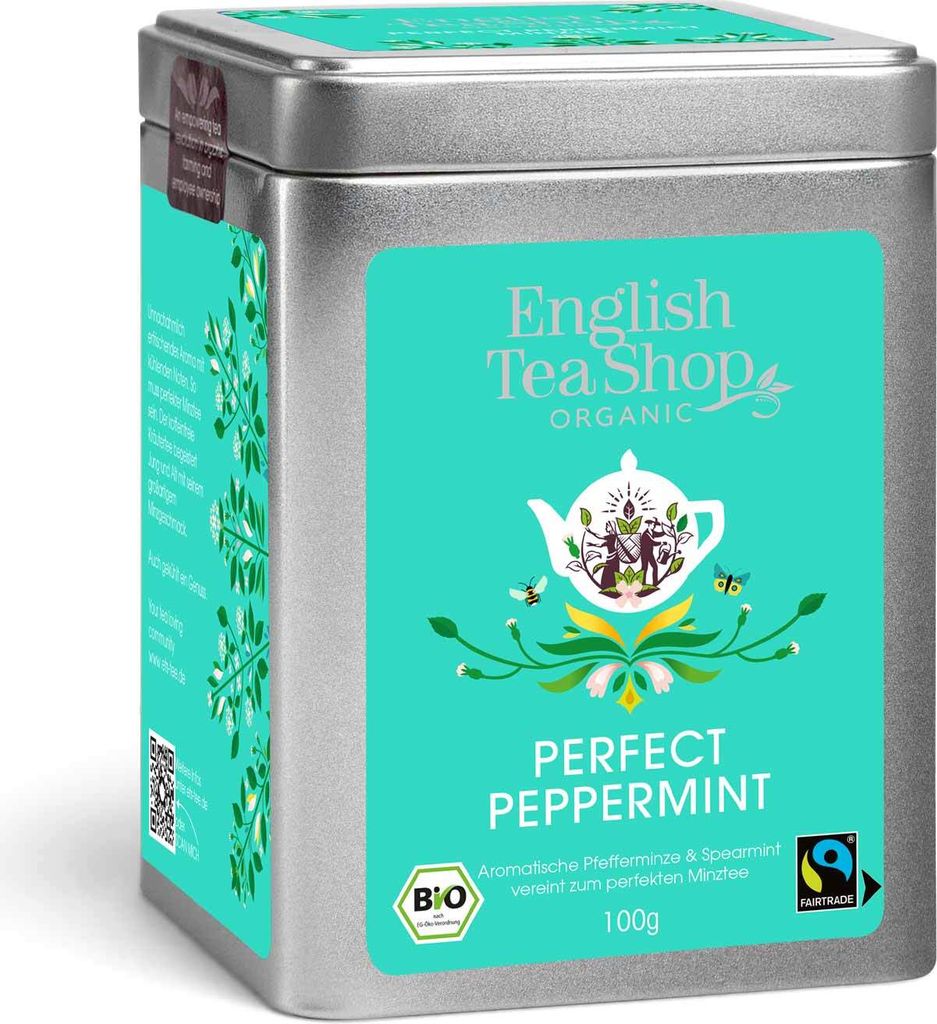 ETS - Pfefferminze Perfect Peppermint Minztee, BIO Fairtrade, Loser Tee, 100g Dose