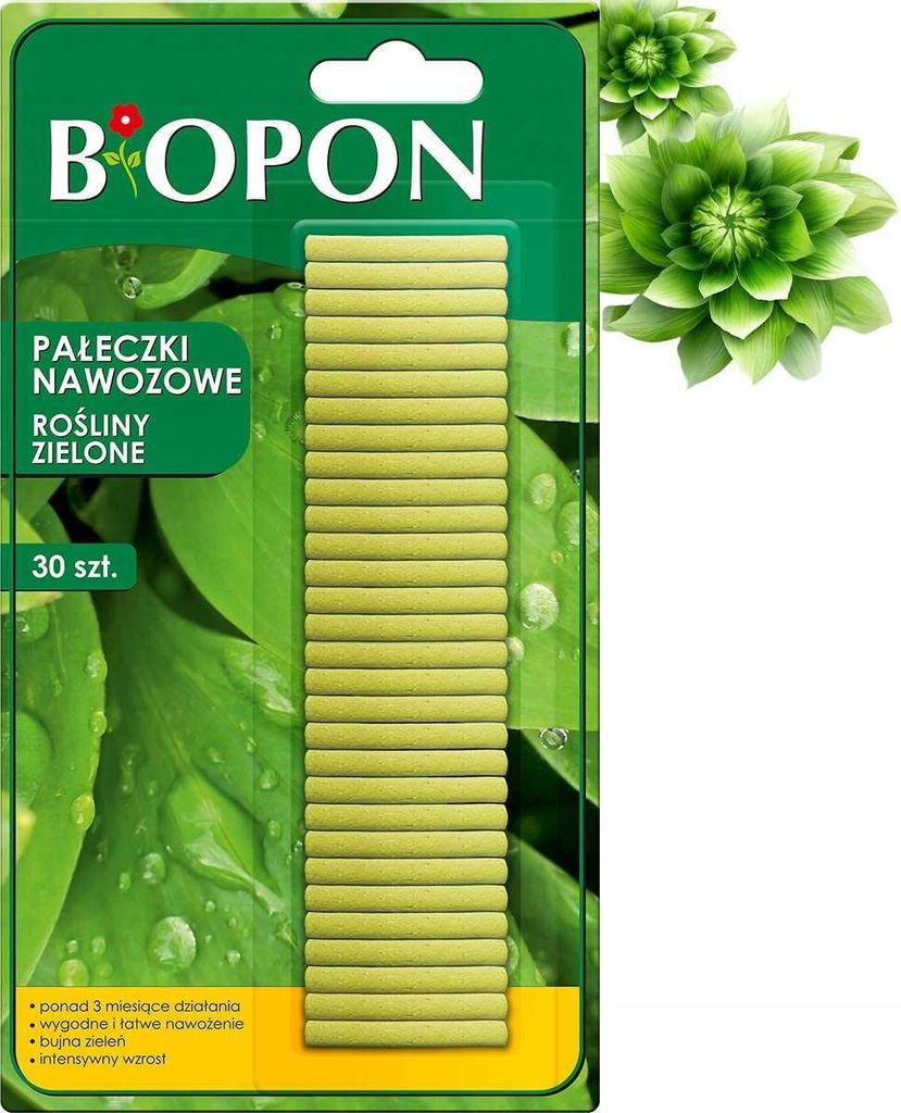 BOPON - Düngestäbchen für Grünpflanzen 30 Stk Produktbild 