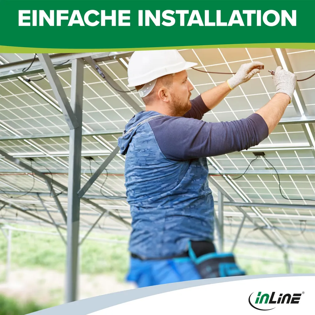 InLine 95040 Splitter Solare per Camper e Barche - 4 Vie 0.42m IP68 - 5