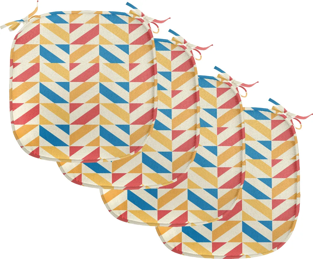 ABAKUHAUS Federa Per Cuscino 50x50 Cm, Stampa Retro Pop Corn Movie Snack, Copricuscino Quadrato Decorativo In Poliestere, Multicolore Senape, Per Divano E Camera