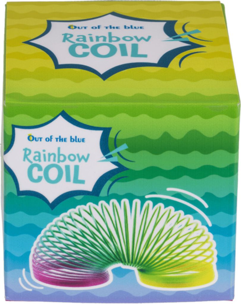OOTB 59/1938 Spirale Arcobaleno 6,5 Cm - Giocattolo In Plastica, Confezione Regalo Con Finestra