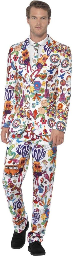 Smiffys - "Groovy" Kostüm Set für Herren SM628 (L) (Bunt)