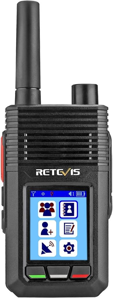 Retevis RB20 4G Walkie Talkie Telefone, Walkie Talkies mit Großer Reichweite 1000 Meilen mit GPS, Netzwerk Funkgerät mit 4000 mAh Wiederaufladbar...