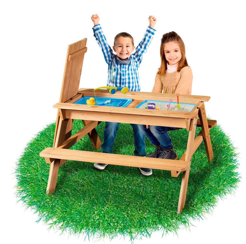 Coemo 2in1 Kindersitzgruppe +Sand-und Wasserspieltisch Produktbild 