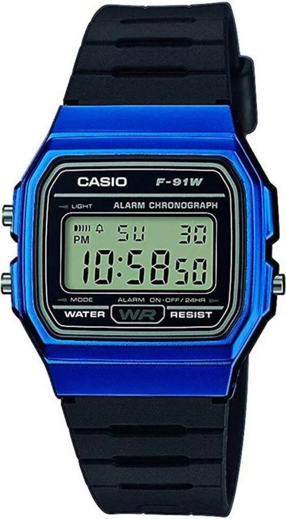 Orologio Casio Vintage Blu F-91WM-2AEF: Un Tuffo nel Passato Digitale