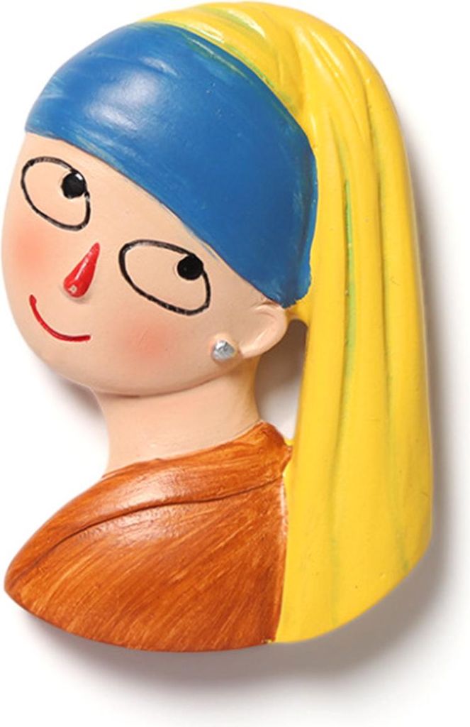 Kühlschrankmagnet mit weltberühmtem Gemälde, für Zuhause, Büro, Küche, Spind, Kühlschrank, Kunstharz, 3D-Cartoon, Männer und Frauen, magnet...