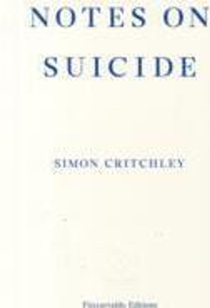 Notes on Suicide