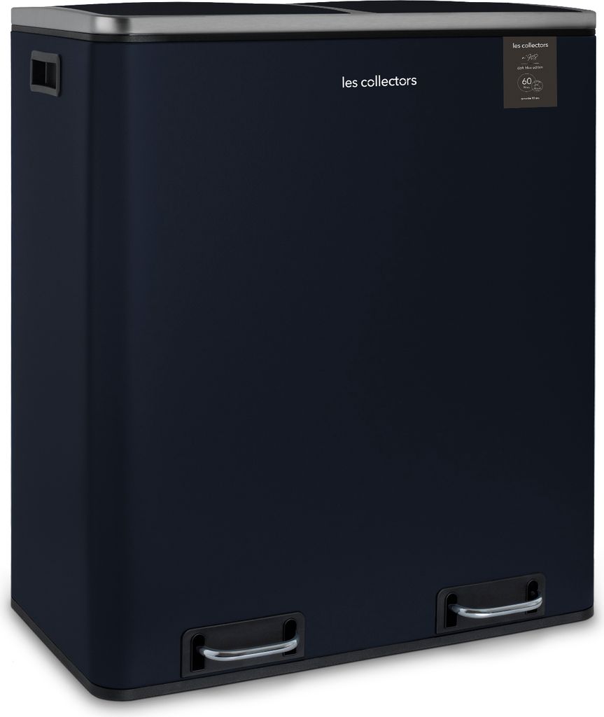 Les Collectors N°908 Mülleimer, 2 Körbe, 30 l, Dunkelblau