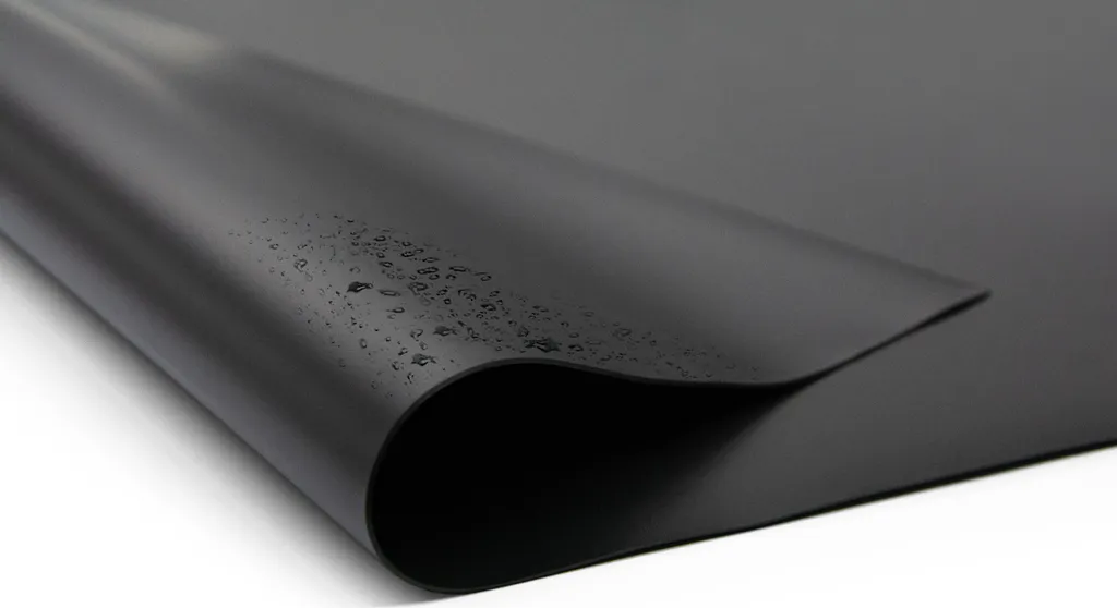 Bâche de bassin pour créer un grand étang de jardin en PVC