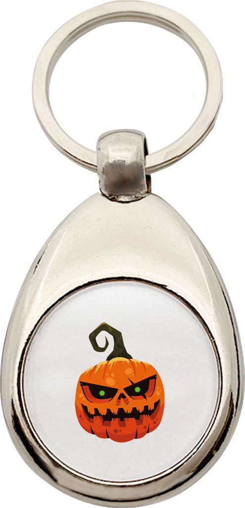 Huuraa Schlüsselanhänger Halloweenkürbis Kürbis Geschenk Metall Einkaufswagenchip Halloweenkürbis Geschenkidee