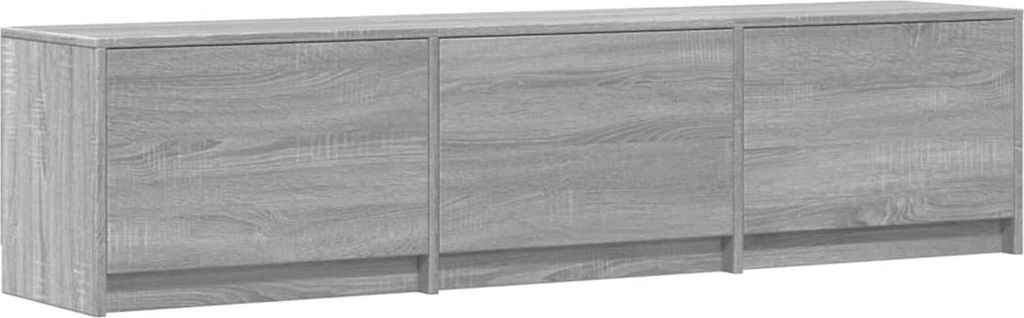 TV-Schränk mit LED Graues Sonoma 165 x 34 x 40 cm Holzwerkstoff
