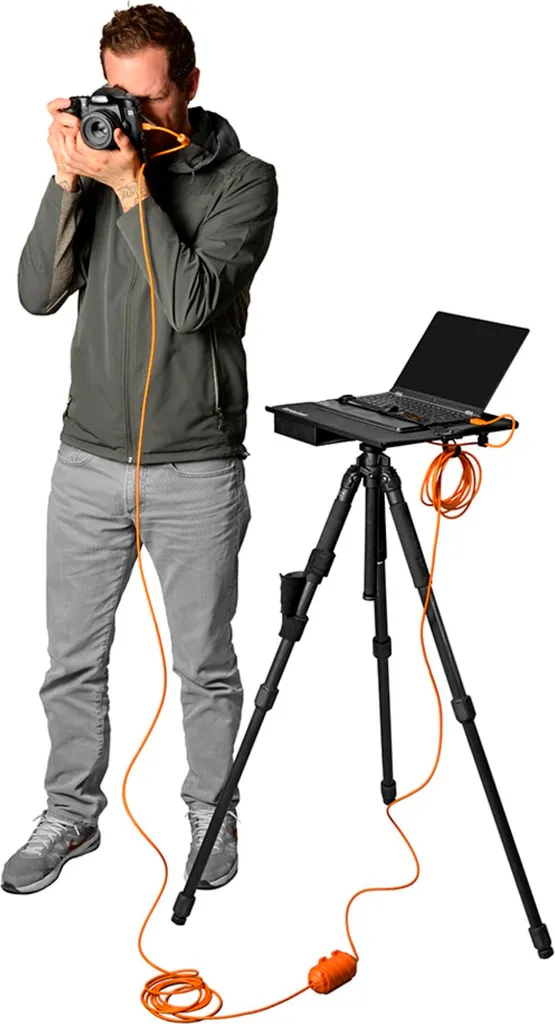 Câble Tether Tools USB-C vers Micro-B 9,40 m Orange pour Tethering Pro