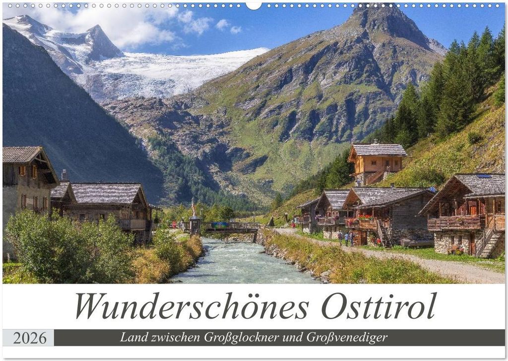 Wunderschönes Osttirol (Wandkalender 2026 DIN A2 quer), Produktbild 