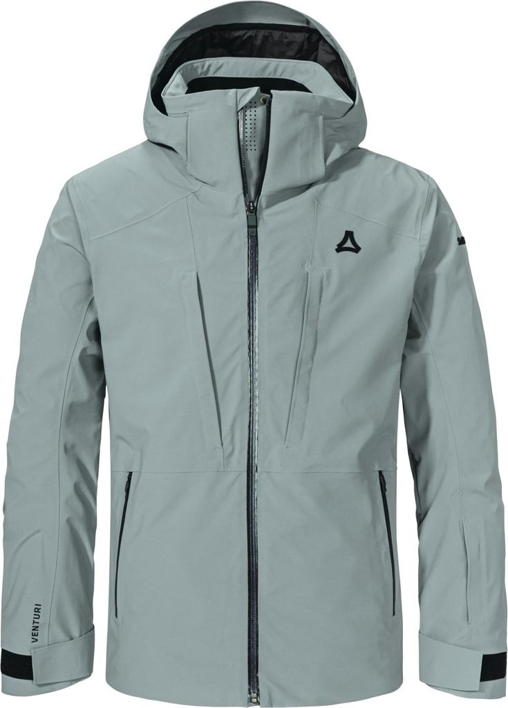 Schöffel Herren Ski Shell Jacke Style Pontre steel grey : 52 Größe: 52