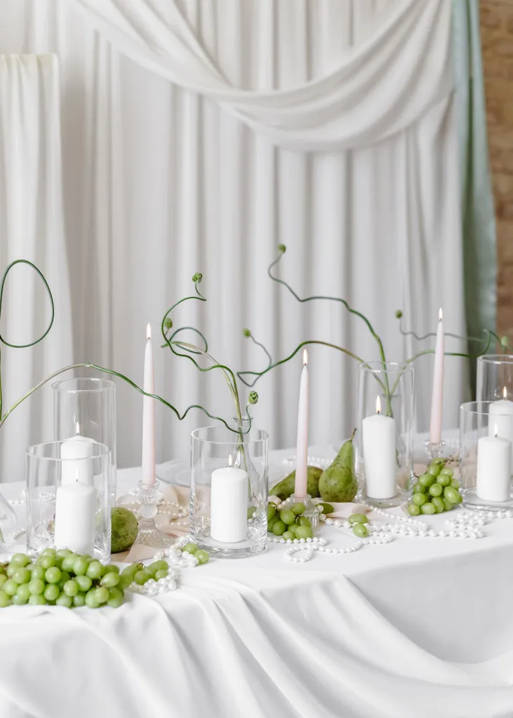 Portacandele Vetro Eventi 13x17cm | Design Elegante per Centrotavola - 4