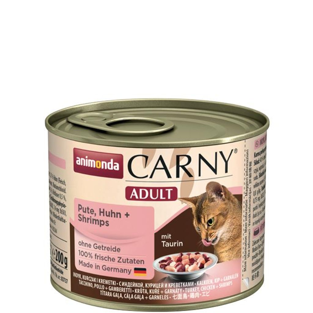 Animonda Carny Adult Pute, Huhn & Shrimps 200gx6