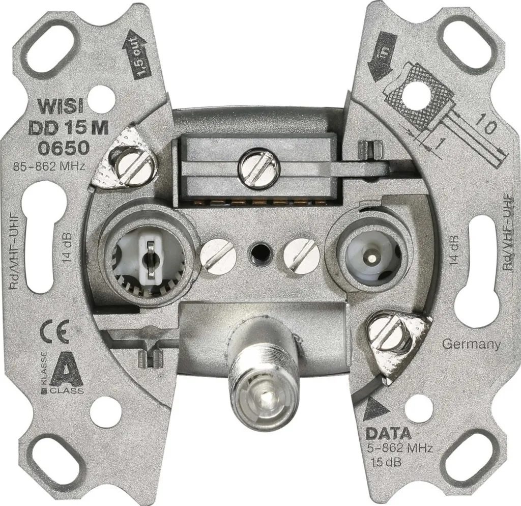 Prise de passage Wisi DD 15 M 0650 : solution pour perte de signal TV