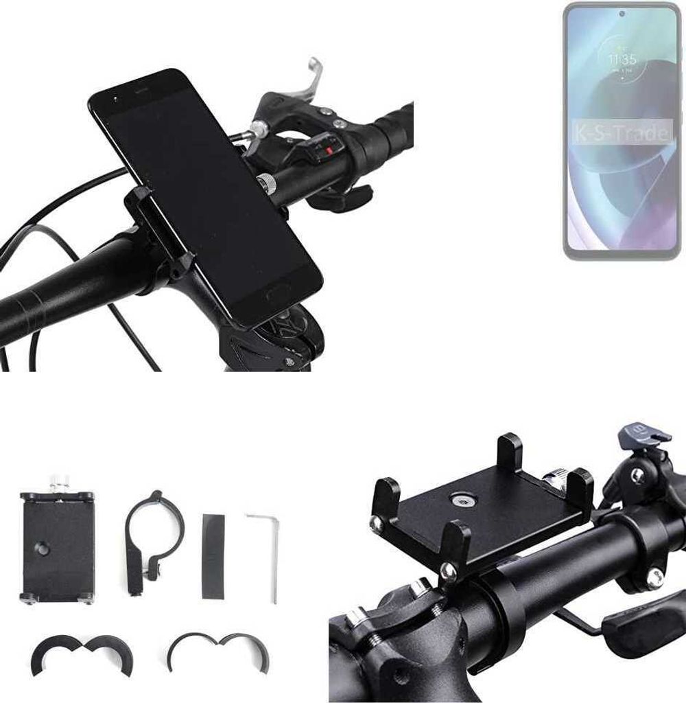 K-S-Trade Handyhalterung für das Fahrrad kompatibel mit Infinix GT 20 Pro Halter Lenkstange Fahrradhalterung Motorrad Bike Mount Befestigung