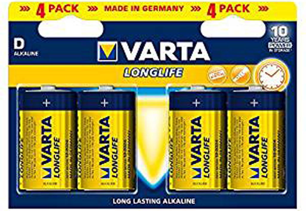 Varta 04120101304 Baterie LONGLIFE - Mono/LR20/D, 1,5 V, Obrázek produktu 