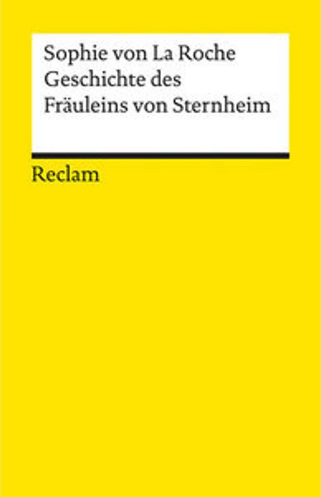Geschichte des Fräuleins von Sternheim