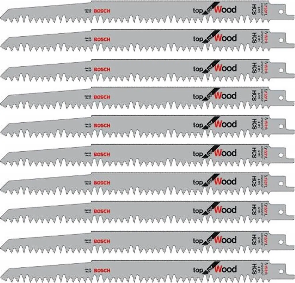 Bosch S 1531 L Lame de scie sabre à coupe rapide pour bois vert 240 mm