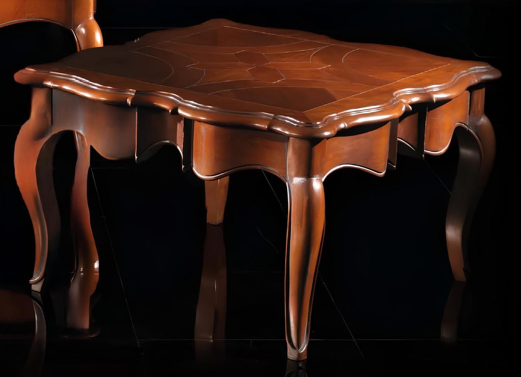 Barock Rokoko Beistelltisch Couchtisch Tisch Echtholz Möbel Produktbild 