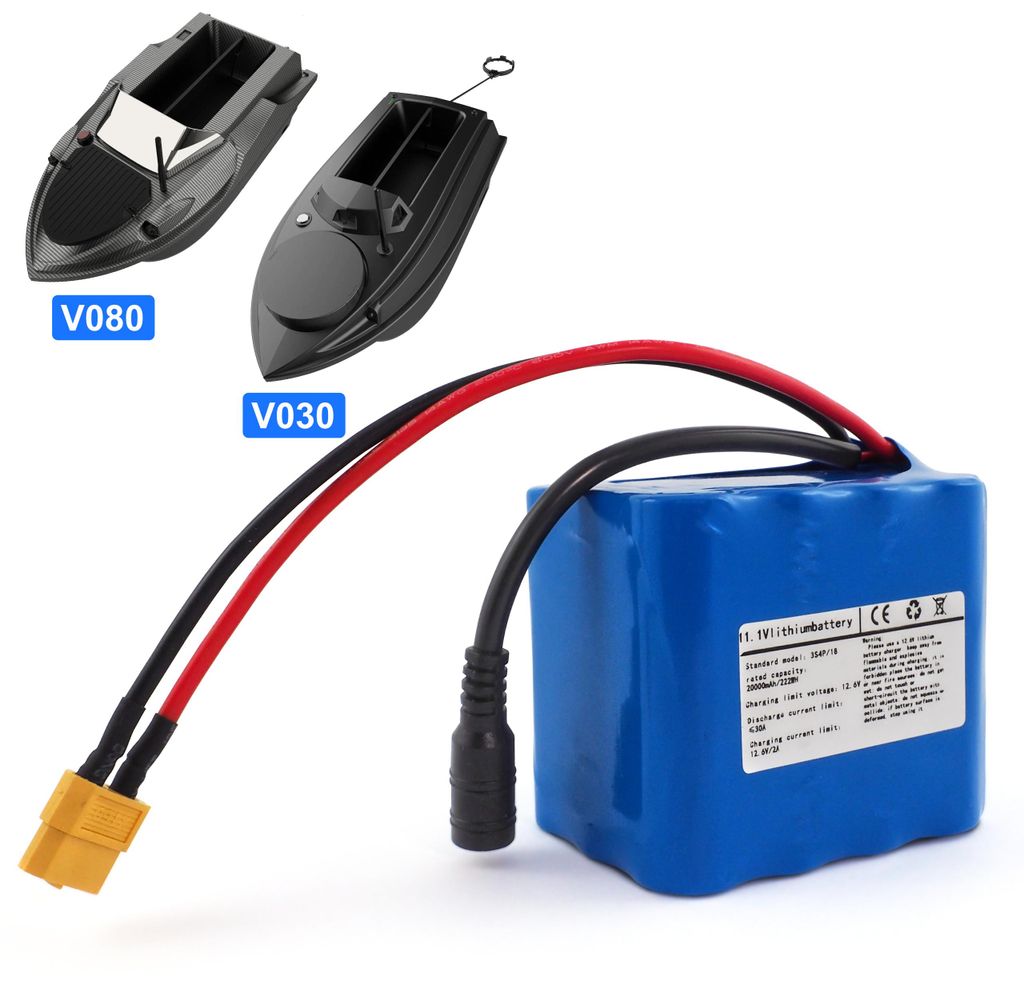 Futterbootbatterie V030 V080 STRONG Li-ion 20Ah 20000mAh Produktbild 
