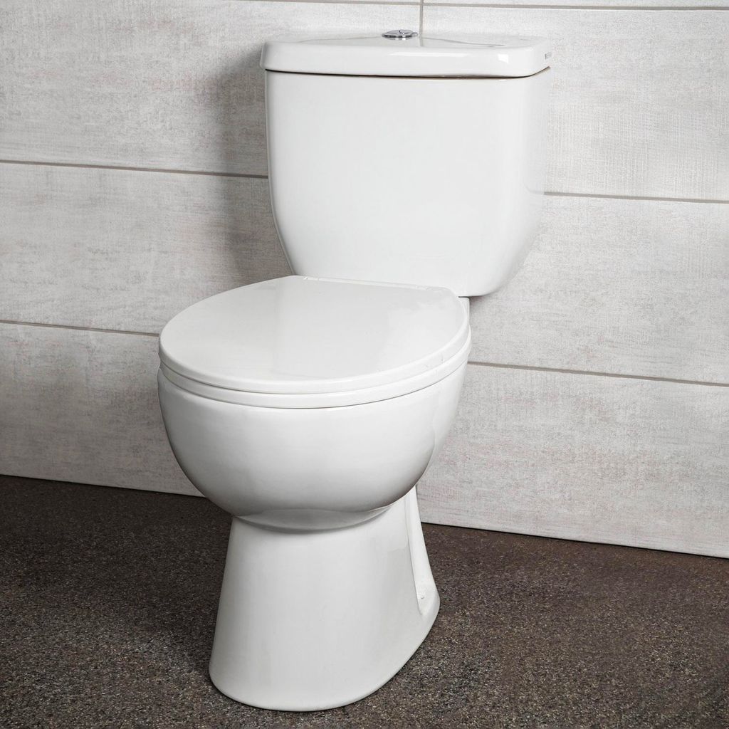 WC kompakt Tetra z wirowym systemem spłukiwania, deska Zdjęcie produktu 