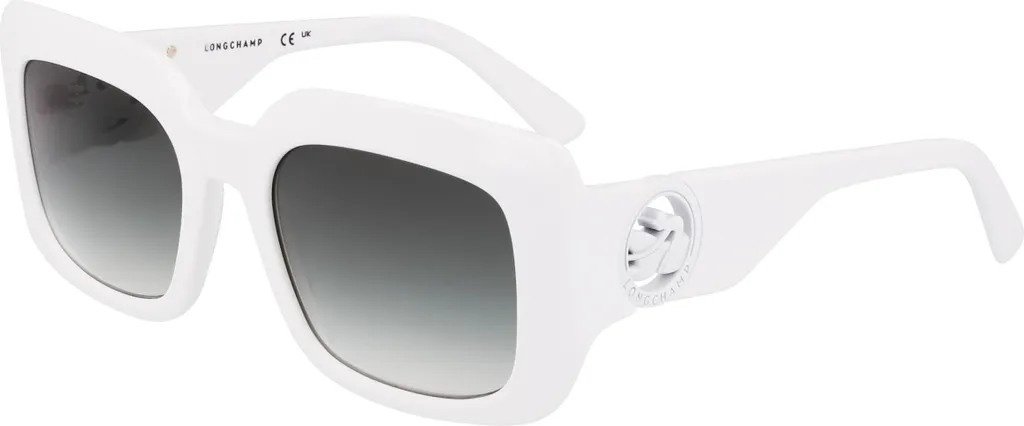 Lunettes de Soleil Femme Longchamp LO753S Blanches Idéales pour l'Été