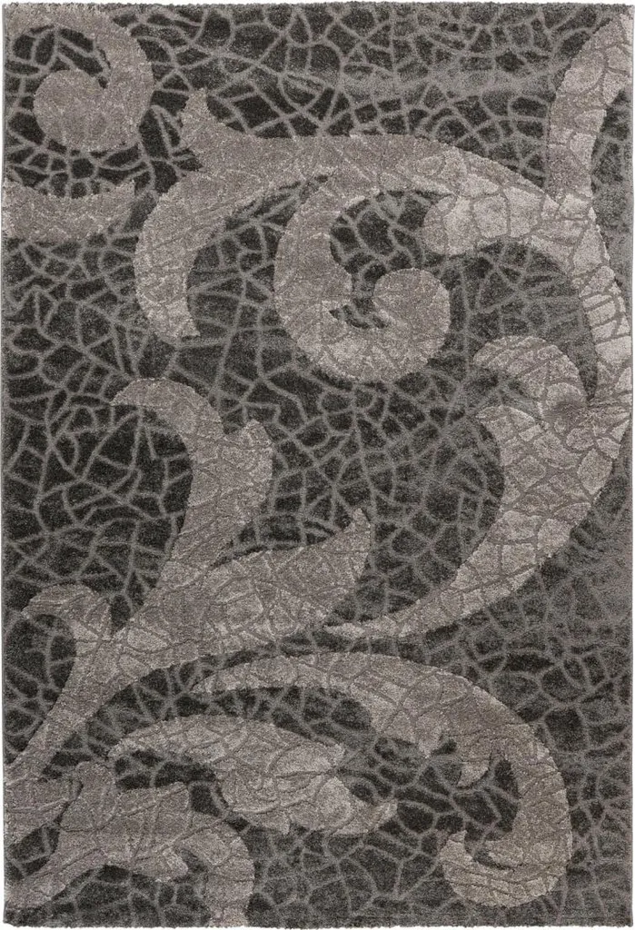 Tapis Antidérapant My Frisco 280 Anthracite 160x230 - Facile à Nettoyer