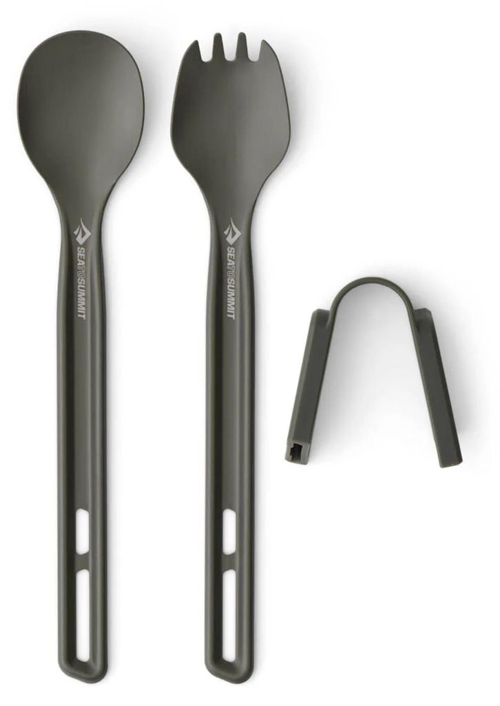 Sea to Summit Frontier Besteckset – Göffel & Löffel mit langem Stiel - Grey Grey