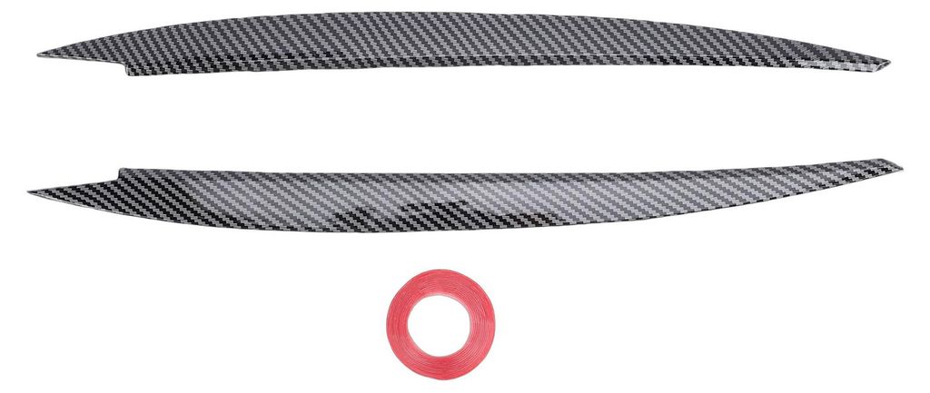 Scheinwerferblenden-Abdeckung in Carbonfaser-Optik, wasserdicht, elegant, Ersatz für 7 R, 7.5 MK, 7.5 GTD R