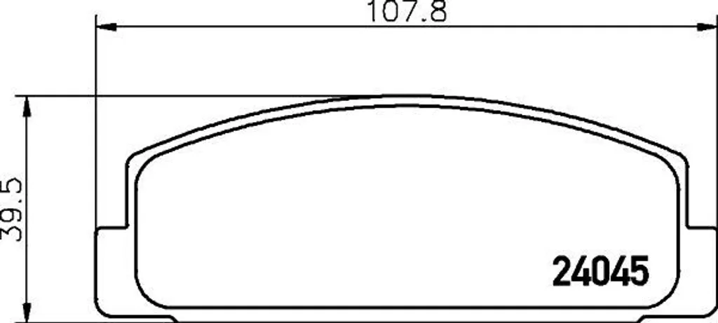 Jeu de plaquettes de frein pour Mazda 323 et Premacy avec OE GGYB2643Z