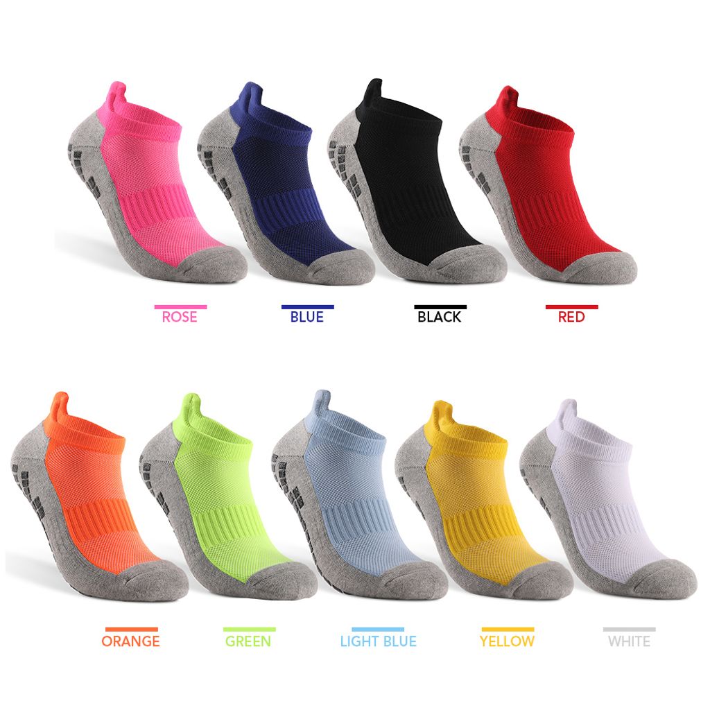Anti-Rutsch-Fussball-Socken Sport-Soeckchen Athletic Low-Cut-Socken Outdoor-Fitness Atmungsaktive Quick Dry-Socken Verschleissfeste Athletic-Socken...