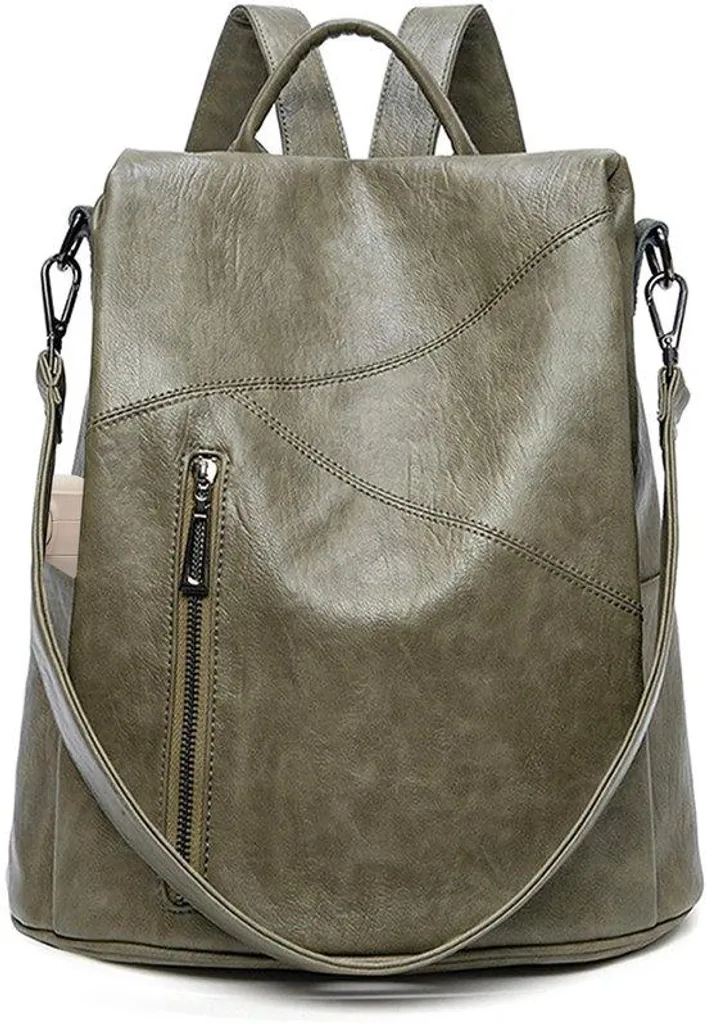 Sac à dos femme imperméable vert : fini le désordre avec ses poches