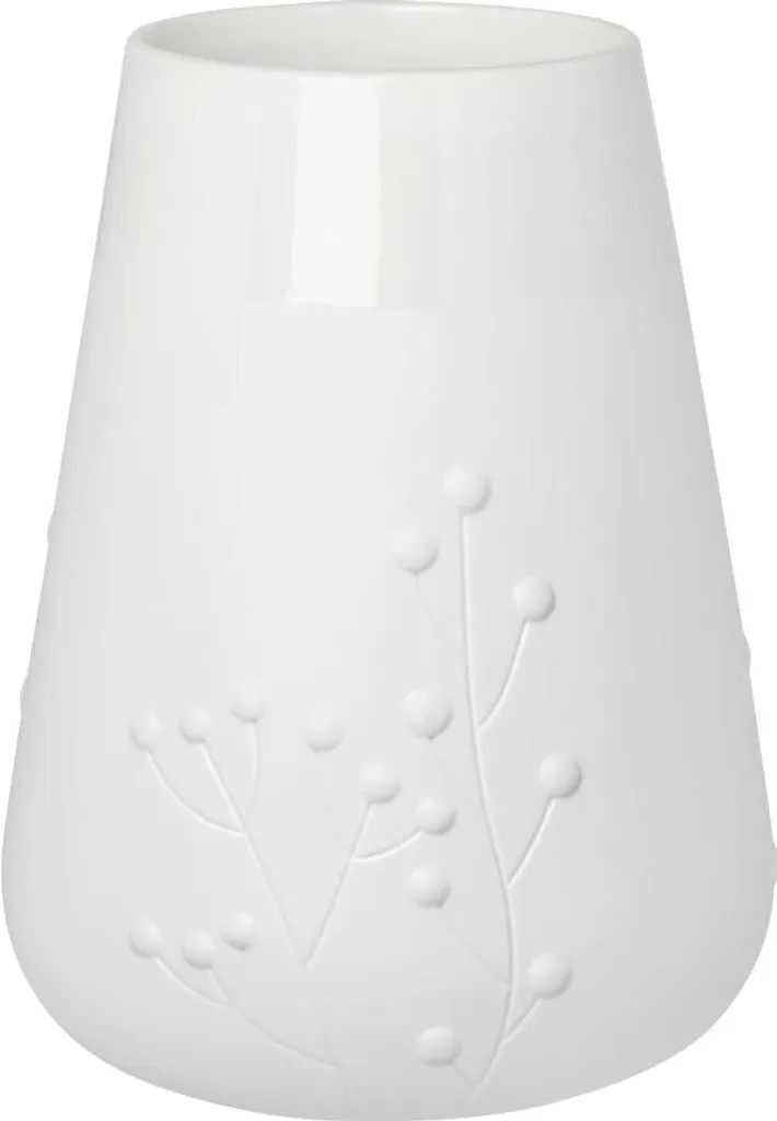 Décoration de Table Vase en Porcelaine Räder Poesie Motif Plante 18cm
