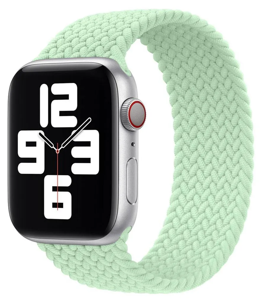 Cinturino Apple Watch Intrecciato Pistacchio: Stile e Comfort Taglia 4