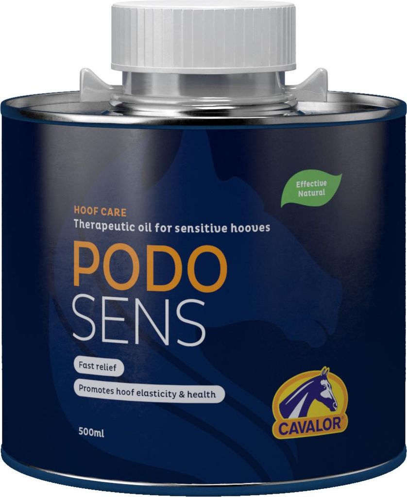 Cavalor PodoSens Huföl 500 ml für empfindliche Hufe, verbessert die Hornqualität