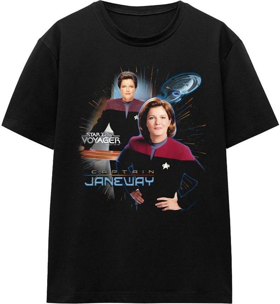 Star Trek - T-Shirt für Herren/Damen Uni TV16081 (S) (Schwarz)