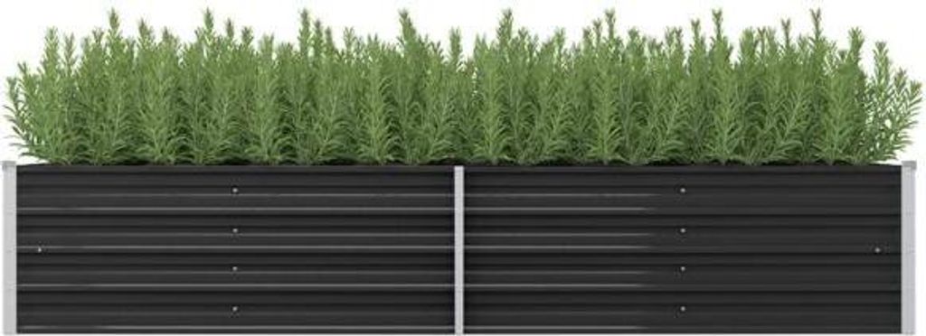 vidaXL Lit surélevé de jardin Anthracite 240 x 80 x 45 cm Image du produit 