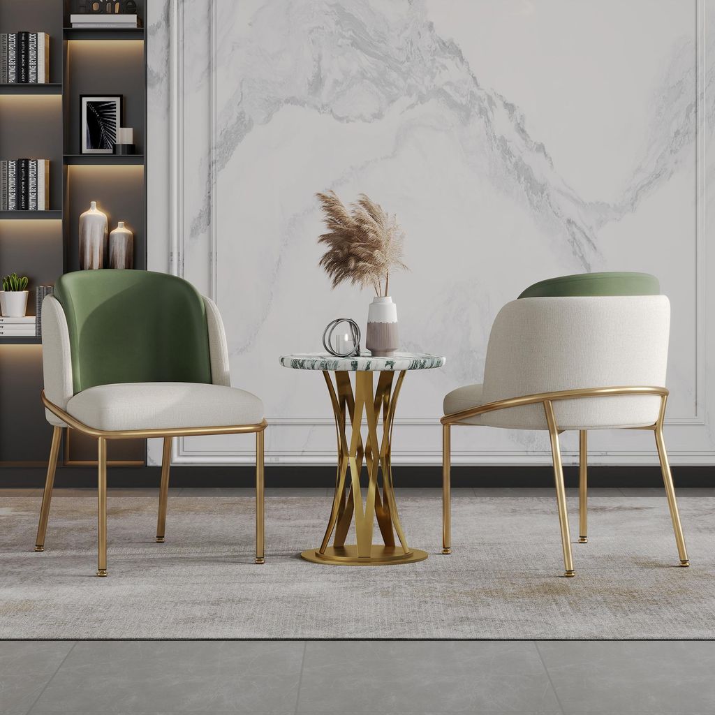 Set di 2 sedie per sala da pranzo Merax, sedia moderna per Immagine del prodotto 