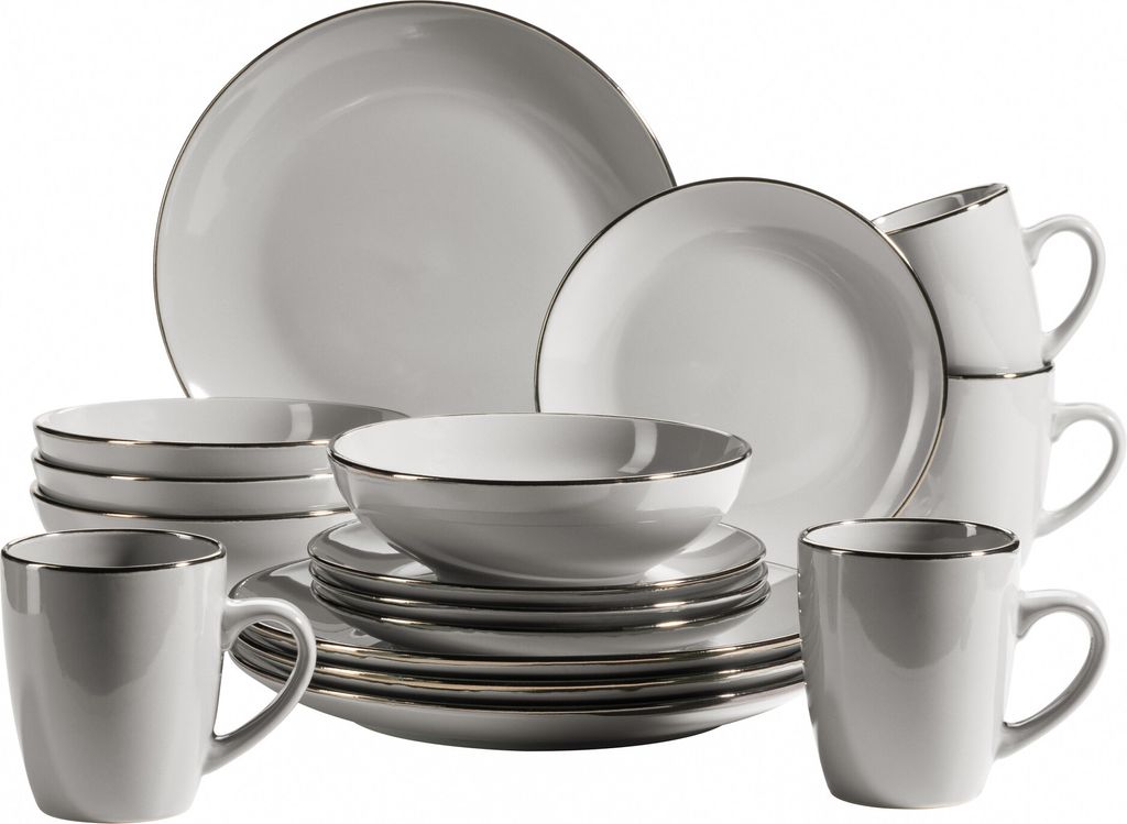Kombiservice, Steinzeug Kombiservice, Steinzeug METALLIC Produktbild 