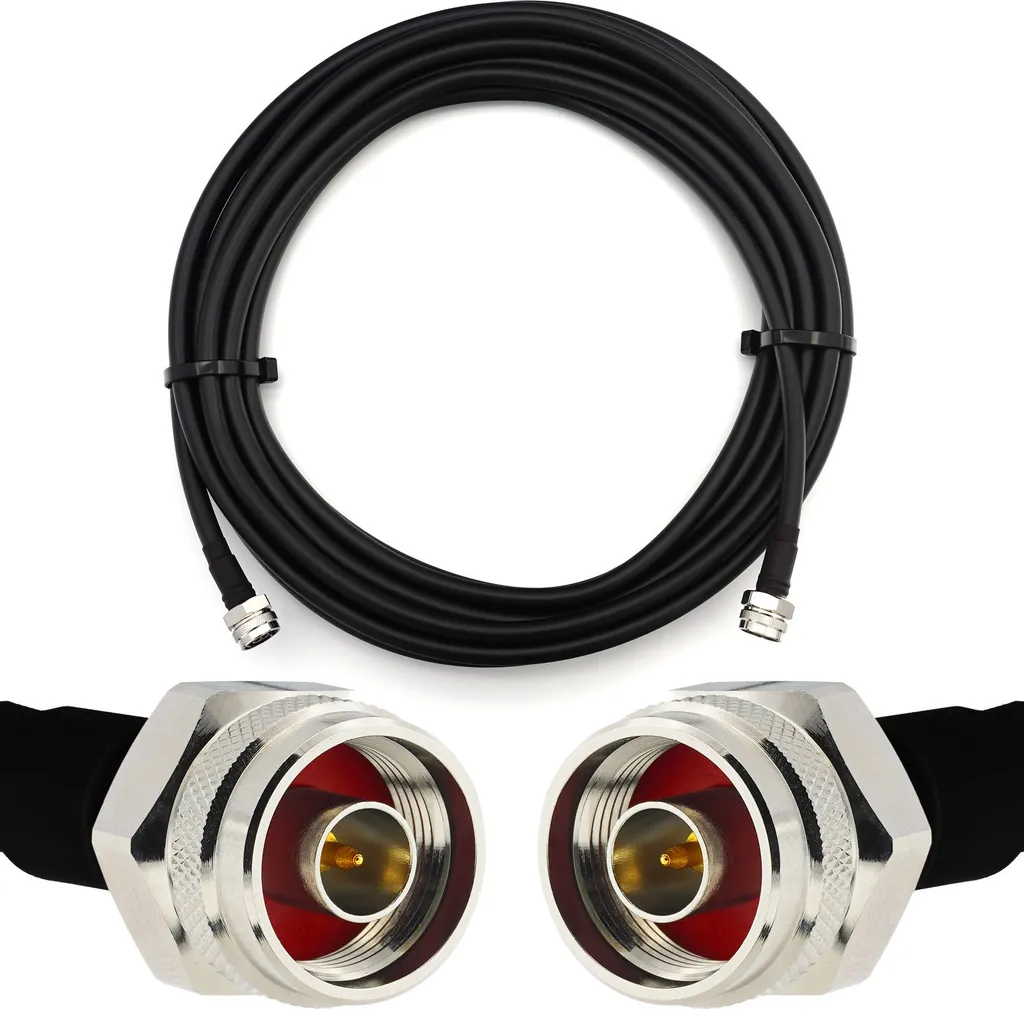 Miglior Cavo Coassiale N Maschio 2m LMR400 UF IP67 - Flessibile e Potente