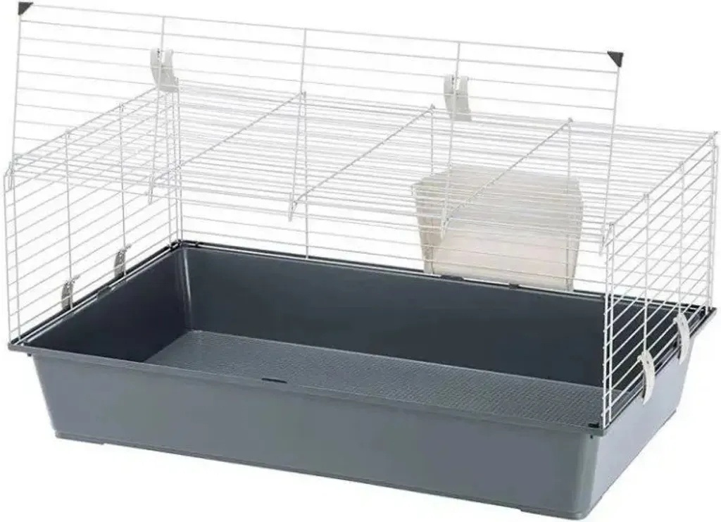 Cage à lapins Ferplast 100 EL CS anti-projection et anti-odeur