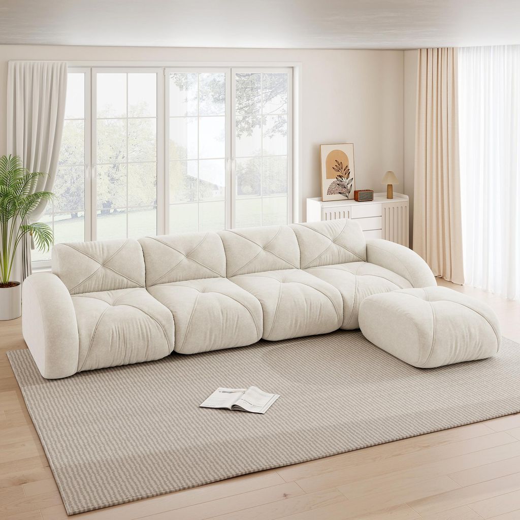 STILVORA L-förmiger Sessel mit modularem Sofa, modulares Produktbild 