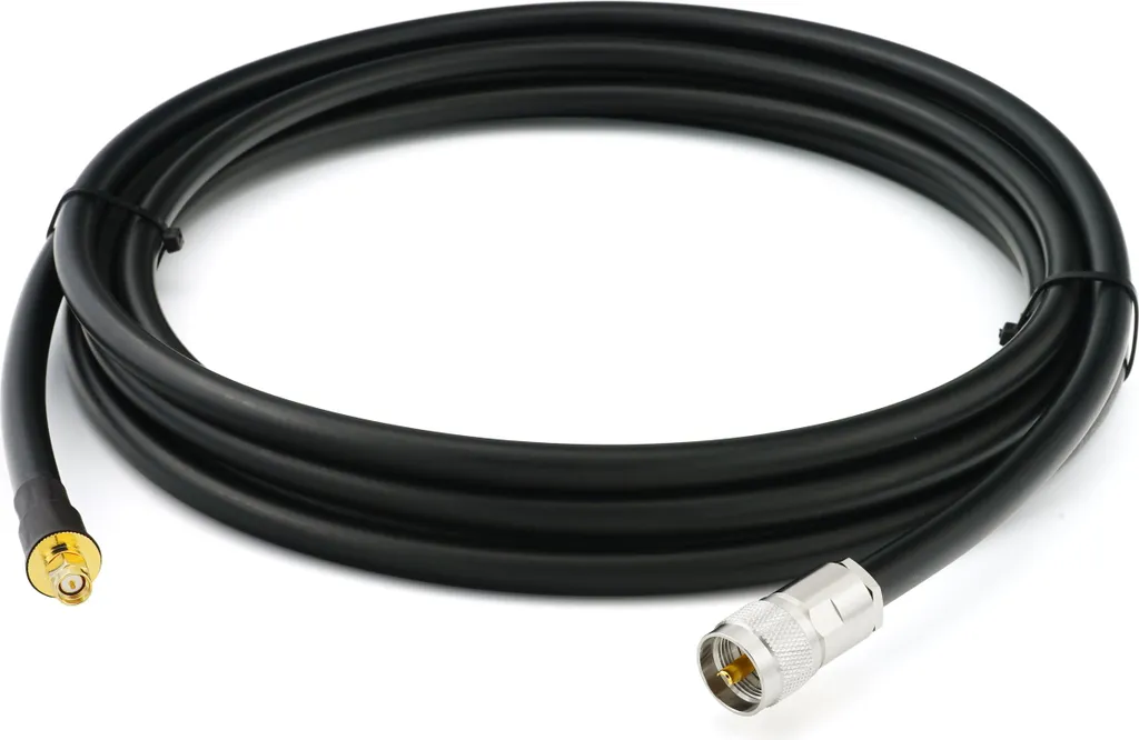 Cavo Antenna PL259 8D-FB 3m - Prolunga Coassiale per Radioamatori - 2