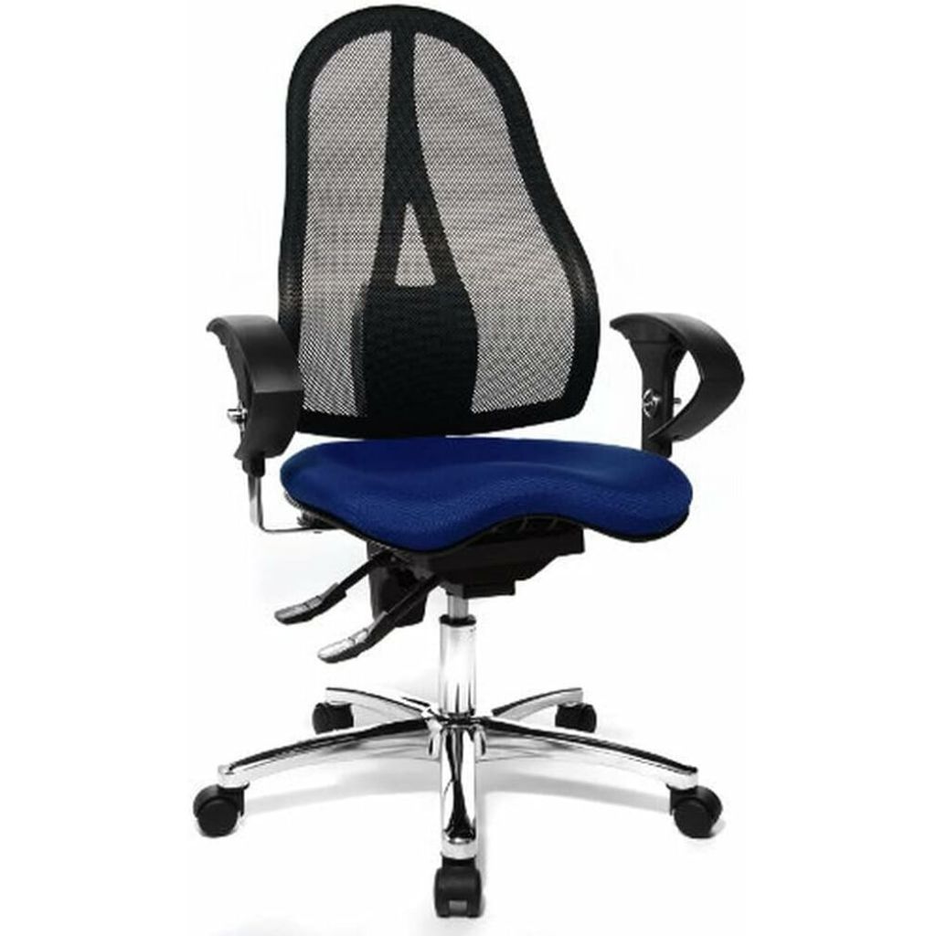 Topstar Bürostuhl Sitness 15, ST19UT38 blau, chrom Stoff